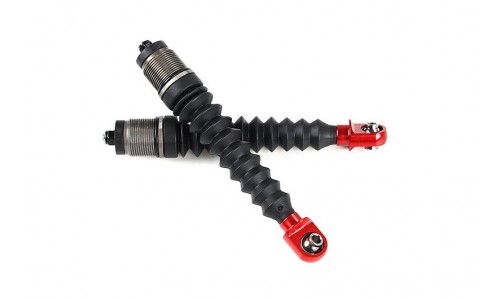 Shock Shaft (8mm) Set w/Alloy ball ends - 2Pcs REAR - RED | Rovan Sports